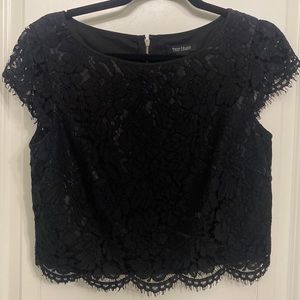 Women’s Black Lace Top, Size 8.